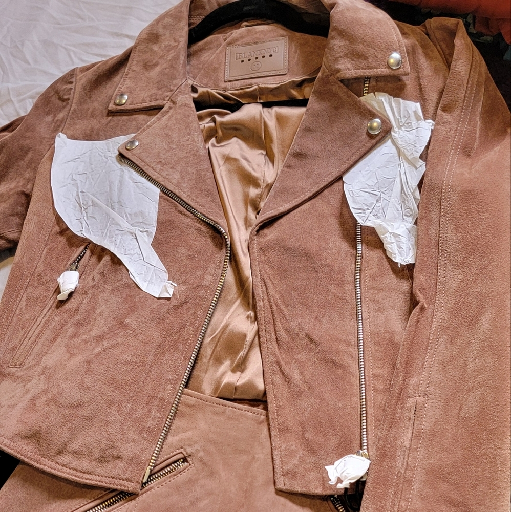 BlankNyc jacket and skirt